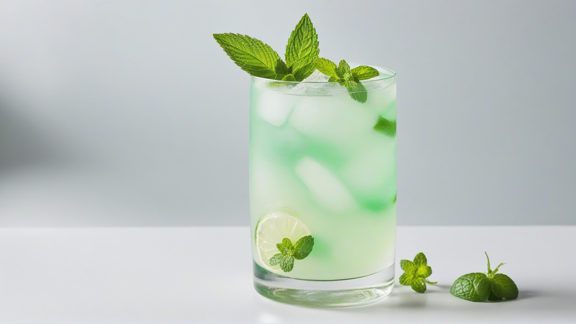 Cocktail con rum e menta
